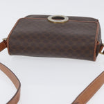 Celine Vintage Macadam Circle Logo Shoulder Bag Canvas and Leather - image 16