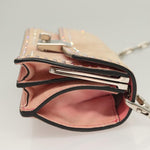 Valentino Garavani Turnlock Chain Shoulder Bag Suede - image 3