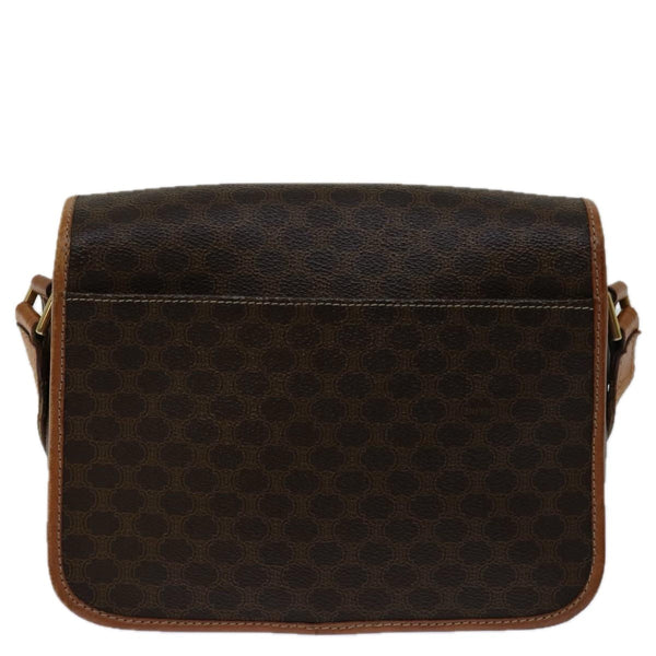 Celine Circle Logo Shoulder Bag Canvas