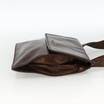 Chanel Vintage Logo Flap Messenger Bag Leather Medium - image 4