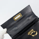 Salvatore Ferragamo Gancini Convertible Top Handle Bag Leather Medium - image 17