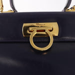 Salvatore Ferragamo Convertible Top Handle Bag Leather - image 12