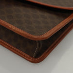 Celine Vintage Macadam Shoulder Bag Canvas and Leather - image 10