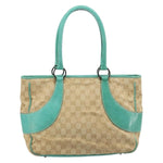 Gucci Vintage Ring Tote GG Canvas with Leather Medium - image 2