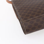 Celine Vintage Macadam Circle Logo Shoulder Bag Canvas and Leather - image 11