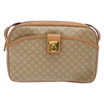 Celine Vintage Macadam Shoulder Bag Canvas and Leather - image 1