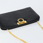 Salvatore Ferragamo Vintage Gancini Chain Shoulder Bag Leather Medium - image 15