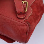 Gucci Gucci bamboo backpack daim mini - image 8