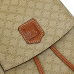 Celine Vintage Macadam Backpack Canvas and Leather - image 10