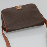 Celine Vintage Macadam Shoulder Bag Canvas and Leather - image 15