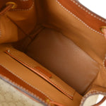 Celine Vintage Macadam Backpack Canvas and Leather - image 3