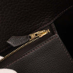 Hermes White Bus Bag Leather 39 - image 7