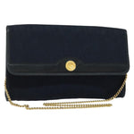 Christian Dior Vintage Chain Flap Shoulder Bag Diorissimo Canvas Medium - image 1
