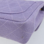Chanel Square Classic Single Flap Bag Fabric - image 18