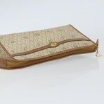 Christian Dior Vintage Honeycomb Zip Pouch Coated Canvas Medium - image 13