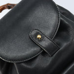 Gucci Vintage Bamboo Backpack Leather Mini - image 20