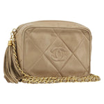 Chanel Vintage Diamond CC Camera Bag Quilted Lambskin Large - image 17