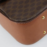 Celine Vintage Convertible Top Handle Bag Macadam Coated Canvas Medium - image 12