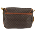 Celine Vintage Macadam Shoulder Bag Canvas and Leather - image 2