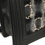 Chanel Boy Flap Bag Tweed and Leather Old Medium - image 3