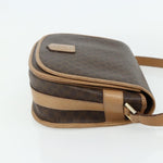 Celine Vintage Macadam Shoulder Bag Canvas and Leather - image 4