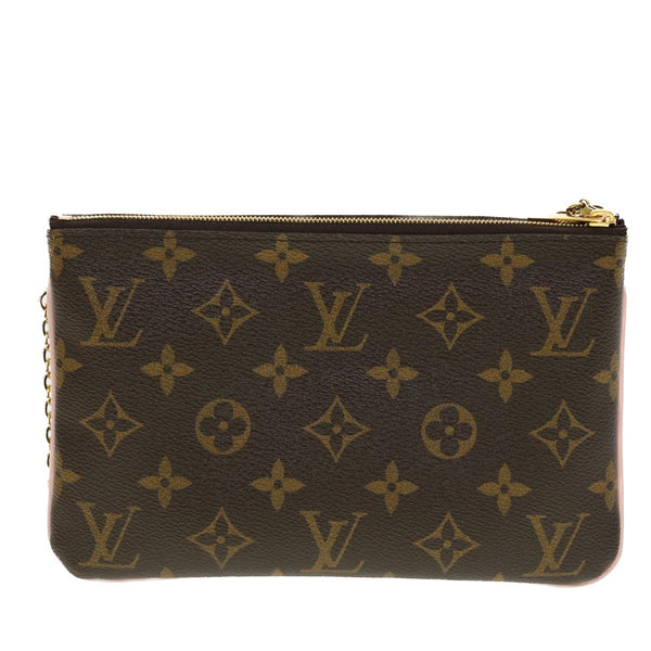 Louis Vuitton Double Zip Pochette Limited Edition Vivienne Xmas Monogram Canvas