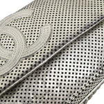 Chanel Chain Flap Bag Quilted Leather - image 9