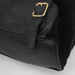 Gucci Vintage Bamboo Backpack Suede and Leather - image 12
