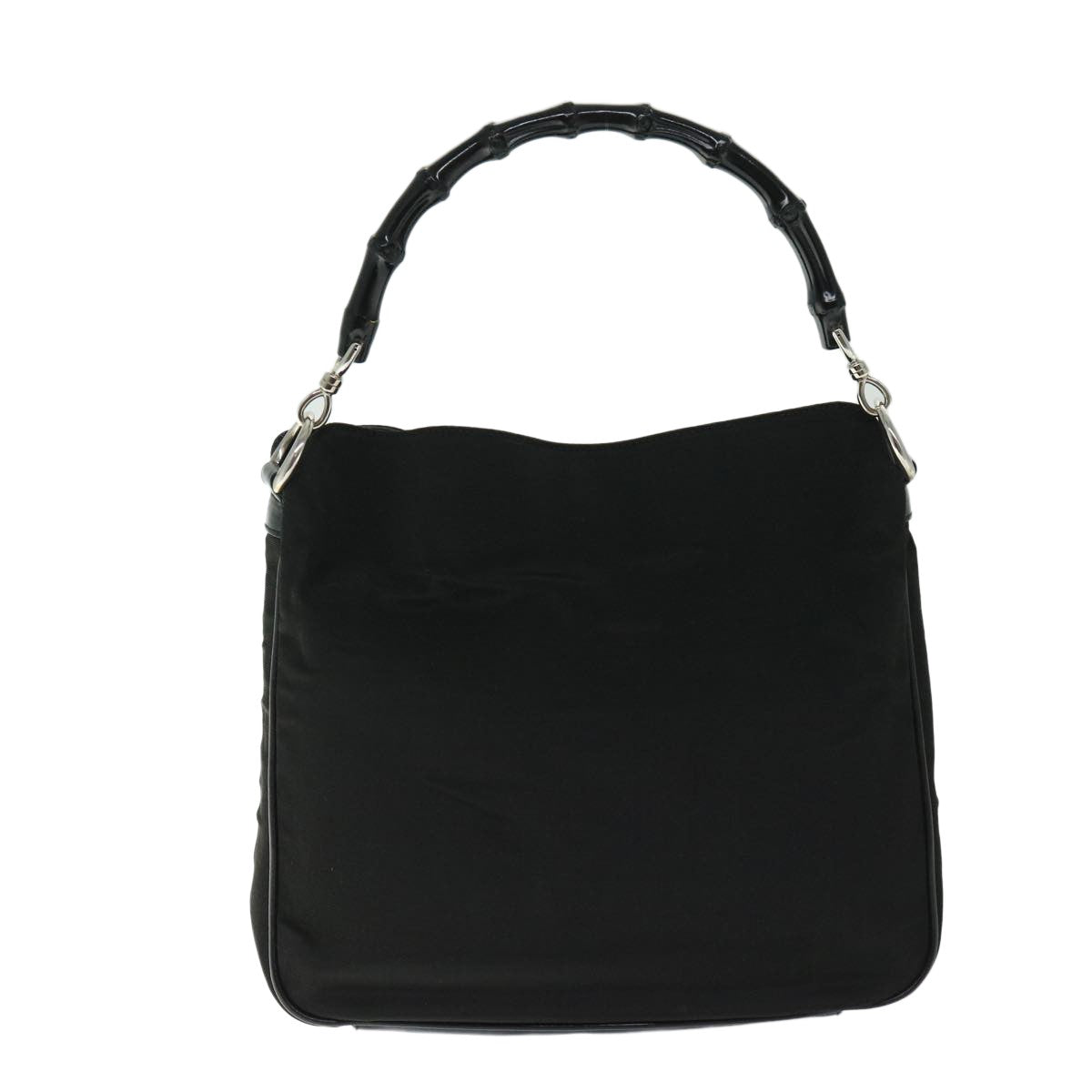 Gucci Vintage Bamboo Handle Bag Nylon - image 1
