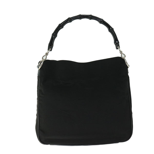 Gucci Vintage Bamboo Handle Bag Nylon - image 1