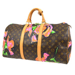 Louis Vuitton Keepall Bag Limited Edition Monogram Roses 50 - image 2