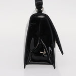 Salvatore Ferragamo Gancini Chain Shoulder bag Patent leather - image 4