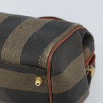 Fendi Vintage Pequin Convertible Boston Bag Coated Canvas Mini - image 12