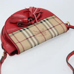 Burberry Maydown Crossbody Bag Haymarket Coated Canvas and Leather Small - image 14