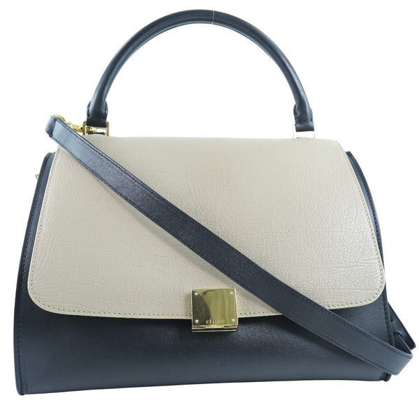 Celine Trapeze Bag Leather with Suede Medium - image 1