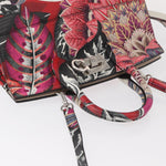 Salvatore Ferragamo Studio Satchel Printed Leather Small - image 12