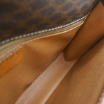 Celine Vintage Macadam Shoulder Bag Canvas and Leather - image 14