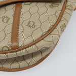 Christian Dior Vintage Honeycomb Shoulder Bag Canvas - image 8