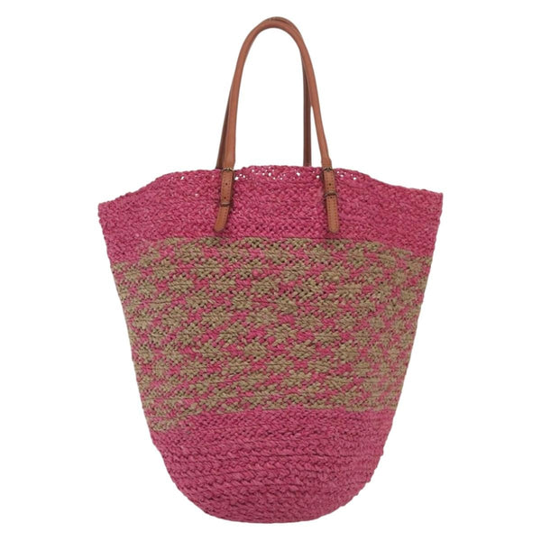 Balenciaga Panier Basket Tote Woven Raffia Medium