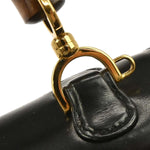 Gucci Vintage Convertible Bamboo Top Handle Bag Leather Medium - image 7