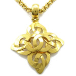 Chanel CC Heart Pendant Necklace Metal - image 2