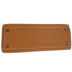 Hermes Kelly Handbag Brown Togo with Palladium Hardware 32 - image 13