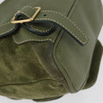 Gucci Gucci bamboo backpack daim mini - image 10
