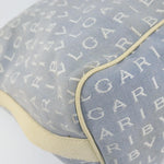 Bvlgari Logomania Shoulder Bag Canvas with Leather - image 10