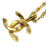 Chanel CC Pendant Necklace Metal - image 3