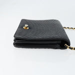 Bally Vintage Chain Shoulder Bag Quilted Leather - image 3