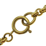 Chanel CC Heart Pendant Necklace Metal - image 5