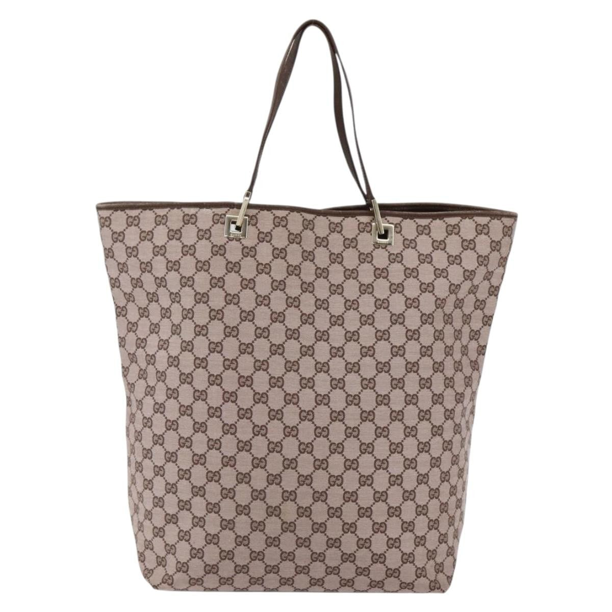 Gucci Vintage Bucket Shopping Tote GG Canvas Large - image 1