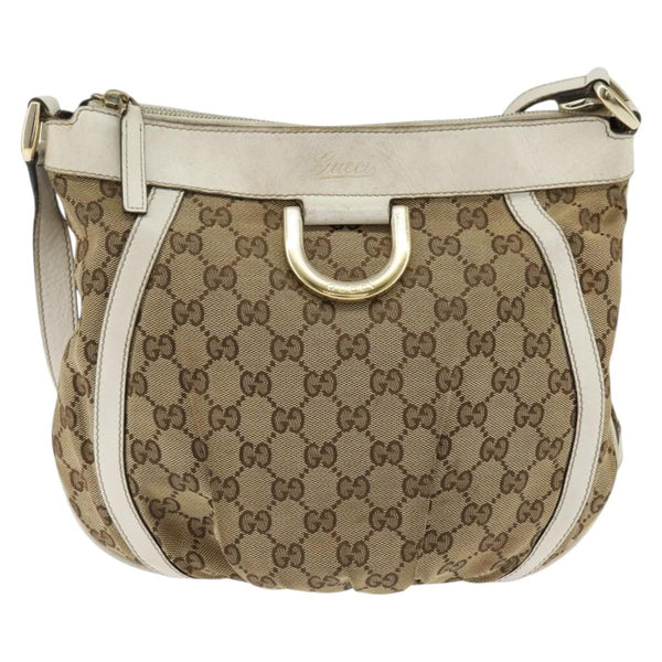 Gucci D Ring Messenger Bag GG Canvas Medium - image 1
