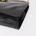 Salvatore Ferragamo Vintage Gancini Chain Shoulder Bag Patent Leather - image 10